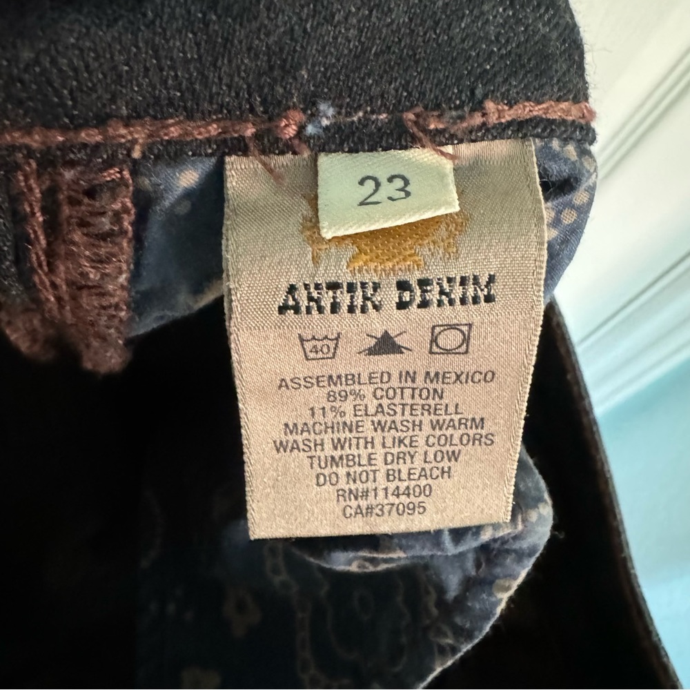 Antik Denim Darkwash Boot Cut Jean - Picture 9 of 9